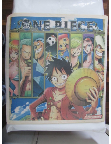Antiguo Poster Gigante 64 X 58 Cm. One Piece