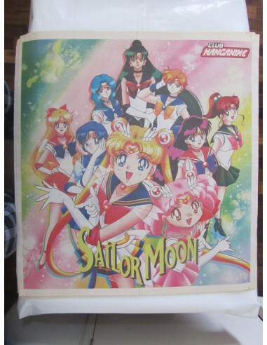 Antiguo Poster Gigante 64 X 58 Cm. Sailor Moon