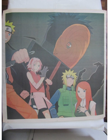 Antiguo Poster Gigante 64 X 116 Cm. Naruto