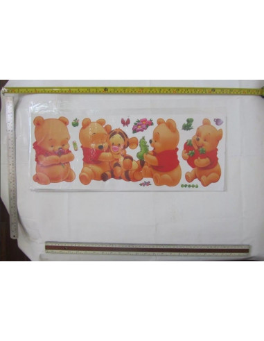 Poster Gigante De Vinyl Adhesivo Cuarto Bebe Winnie The Pooh