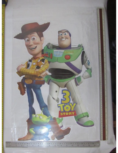 Poster Gigante Vinyl Adhesivo Niños Toy Story Buzz Woody