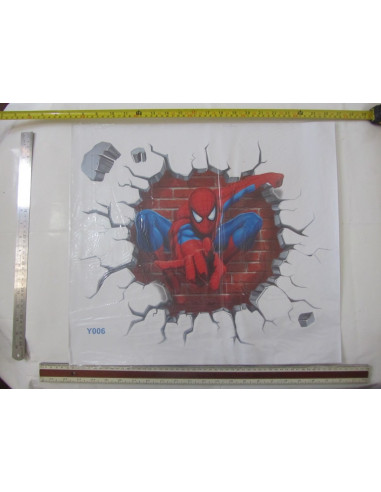 Poster Gigante Vinyl Adhesivo Spiderman Hombre Araña