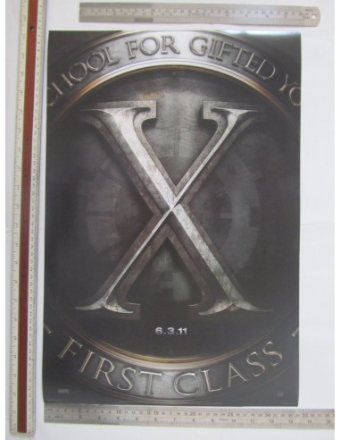 Poster Oficial Gigante Cine Movie X Men First Class Primera