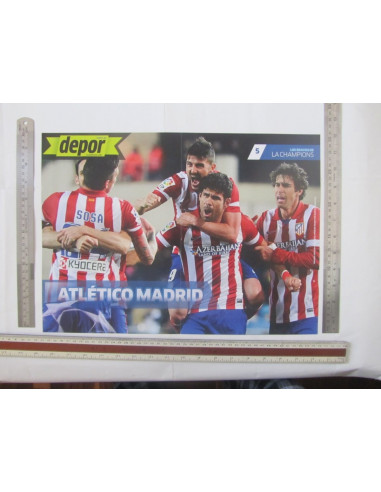Poster Depor Futbol Club Atletico Madrid Chelsea Iniesta