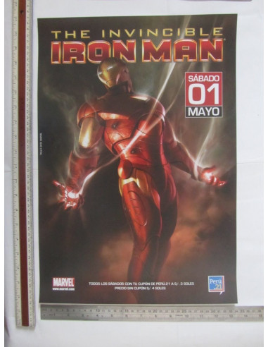 Poster Oficial The Invincible Iron Man Marvel Comic