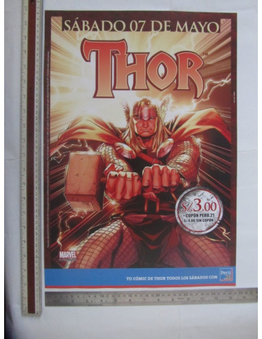 Poster Oficial Thor Marvel Comic 1ra Edicion