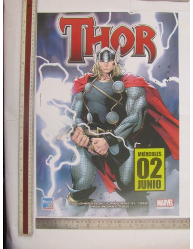 Poster Oficial Thor Marvel Comic 2da Edicion