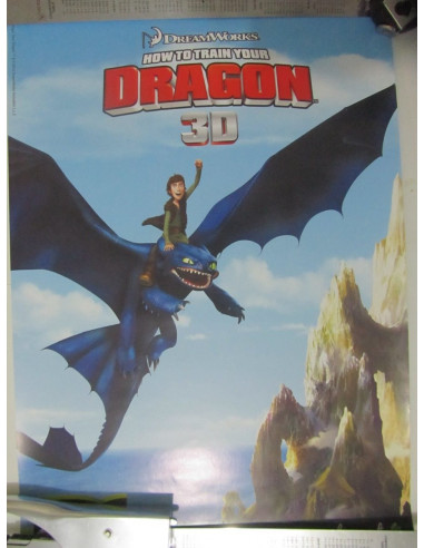 Poster Promocional Como Entrenar A Tu Dragon 3d Version 4