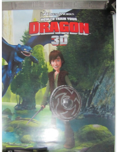 Poster Promocional Como Entrenar A Tu Dragon 3d Version 5