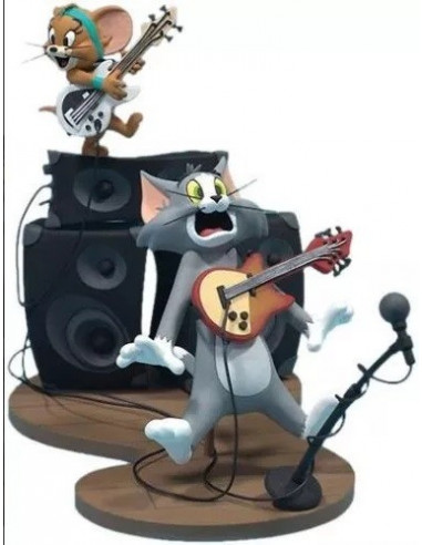 Figura De Coleccion Original Nueva Tom Y Jerry En Concierto