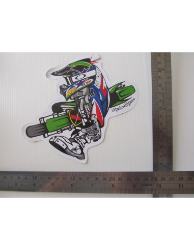 Sticker Tunning Moto Auto Aaa Troy Lee Design Renthal Bell