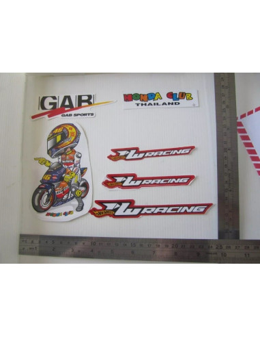 Sticker Tunning Moto Auto Gab Honda Club Hot Wheels Racing