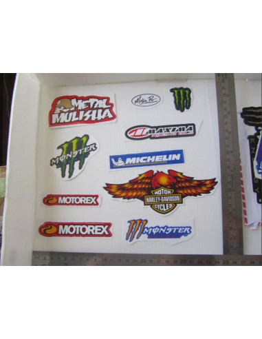 Sticker Tuning Moto Auto Monster Michelin Motorex Maxima