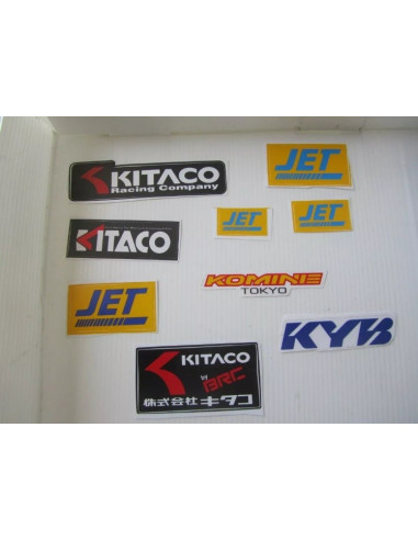 Sticker Tuning Moto Auto Jet Komine Tokyo Kitaco Brc Kyb