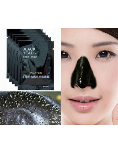 Pilaten Anti Acne Original Mascarilla Negra Black Mask Korea