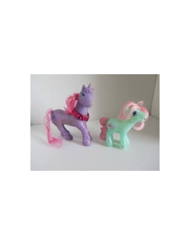 Pequeño Pony Set X 2 Caballo Cabello