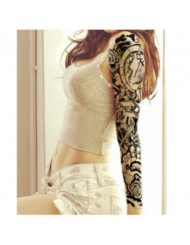 Tatuaje Temporal Gigante Brazo Varon Dama Modelos Ver Imagen