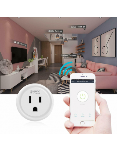 Enchufe Smart toma corriente Compatible Alexa Google Asisten
