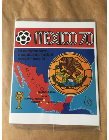 ALBUM IMPRESO MUNDIAL MEXICO 70 FIFA OFICIAL PANINI COMPLETO ORIGINAL SELLADO